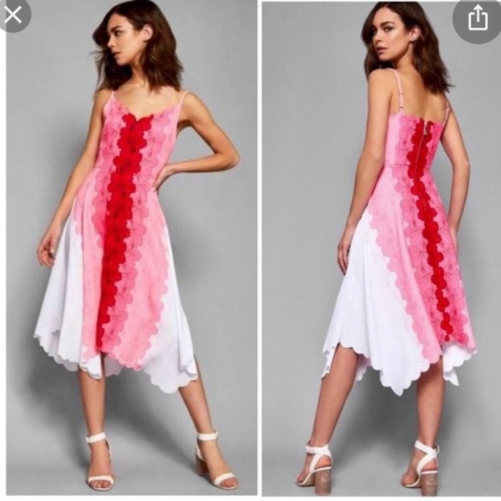 Ted Baker Ritsa Happiness Scallop Dress